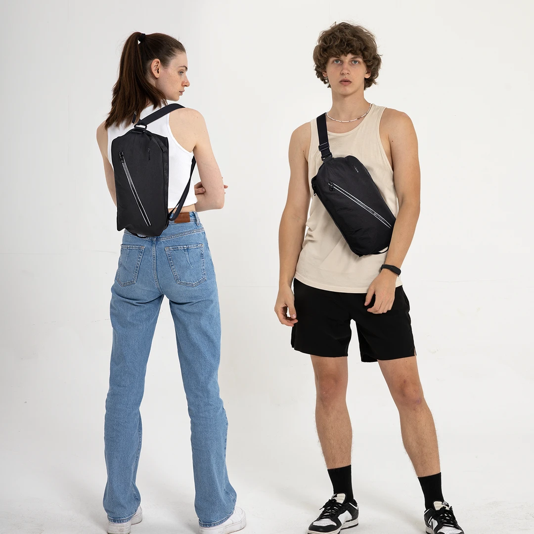 WATERFLY运动瑜伽包骑行斜挎背包健身手提包双肩包户外单肩包