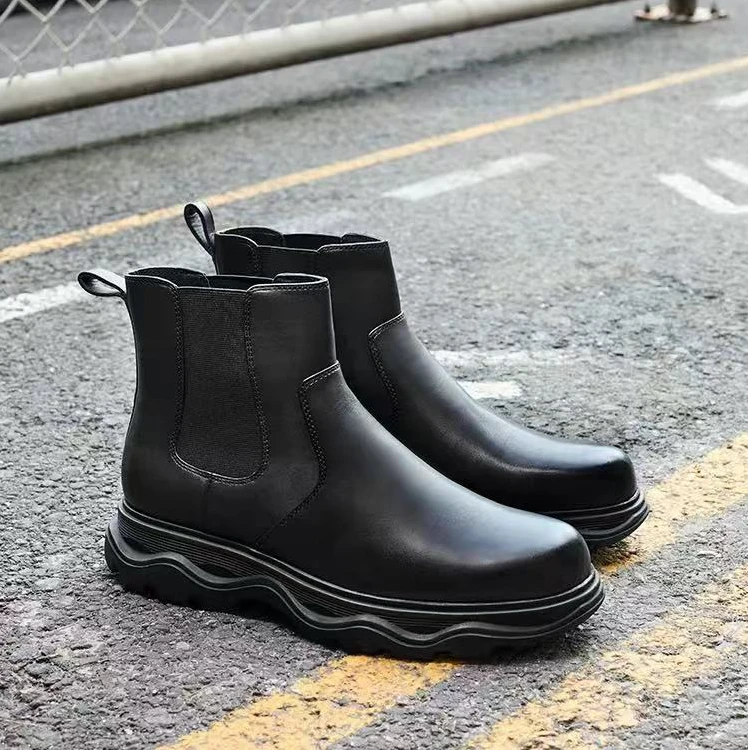 24年秋冬新款厚底英伦牛皮切尔西靴男（建议拍小半码）