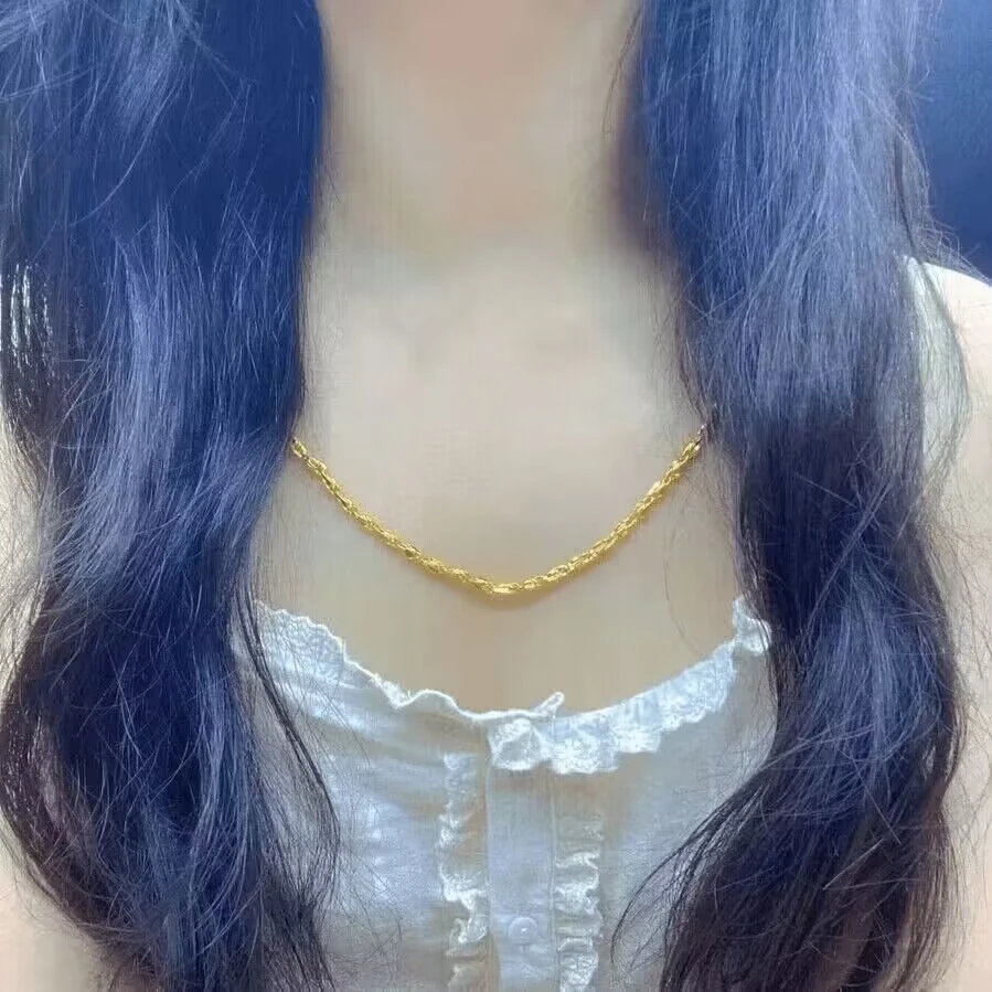 合金项链 时尚凤尾项链小号气质百搭经典