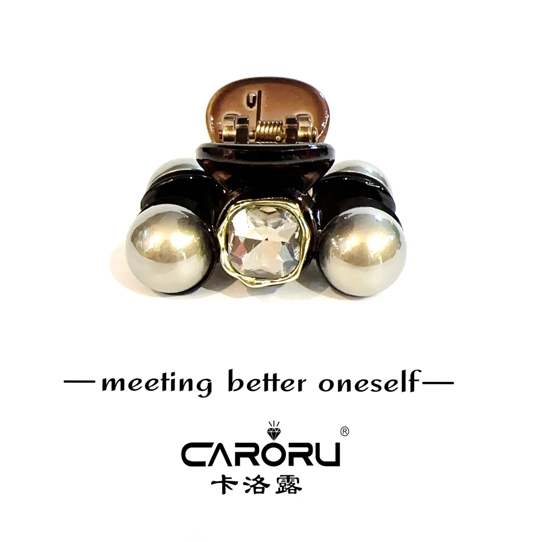 CARORU【贝洛特．抓夹】原创高定韩系5cm发饰时尚饰品