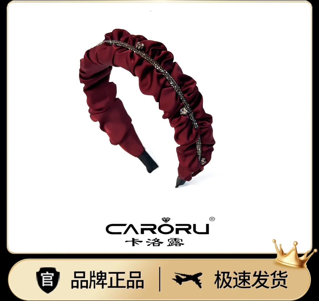 CARORU【艾丽丝．发箍】原创专柜正品高奢布艺时尚饰品
