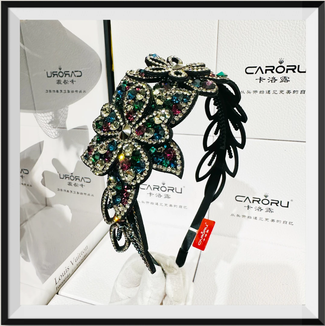 CARORU卡洛露-【神仙色．霸王花】原创升级版自带气场S家豪奢发箍