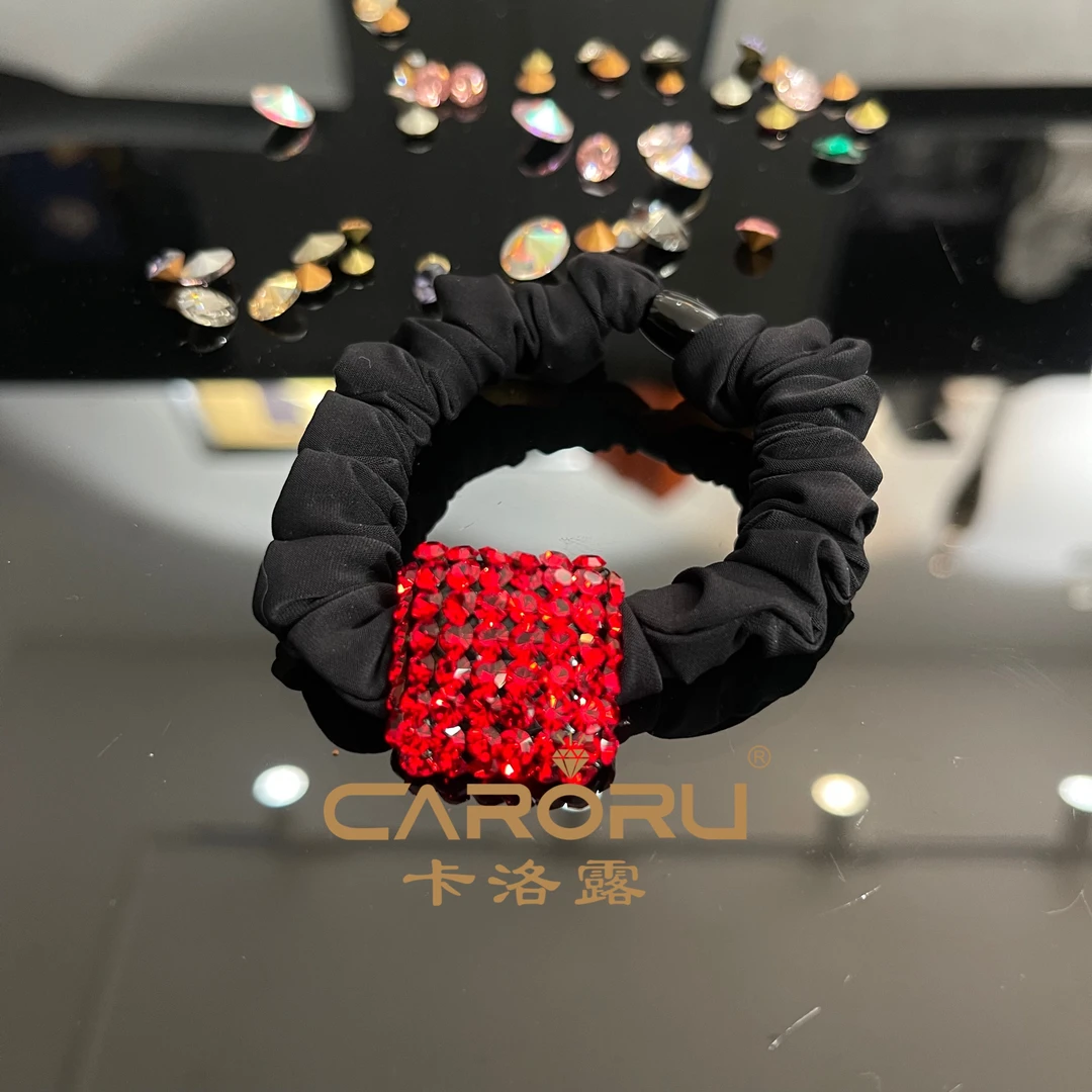 CARORU卡洛露-【红糖】原创韩版进口奥钻发圈时尚百搭经典