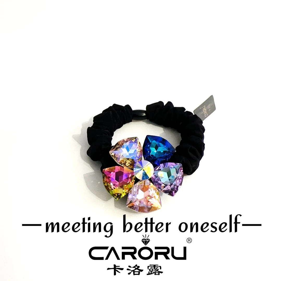 CARORU卡洛露【保时捷】韩版施华洛发圈时尚百搭经典