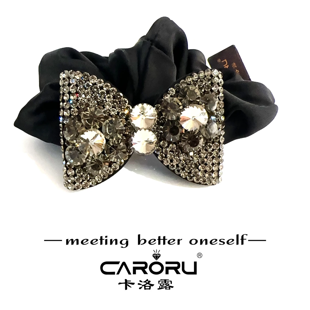 CARORU卡洛露【梅花．领结】原创定制款奥钻施华洛发圈发饰