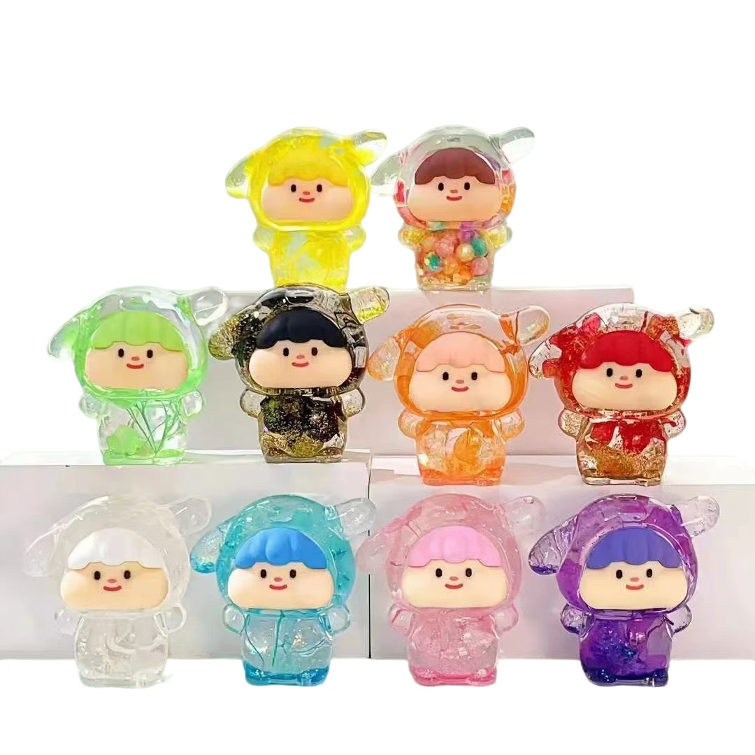 直播拆：流沙大号棉花糖小狗摆件