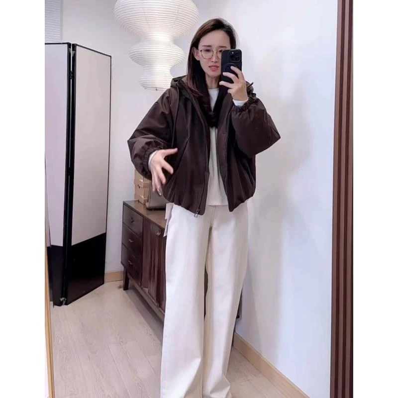 牛仔裤-8086-5植绒百搭牛仔阔腿裤