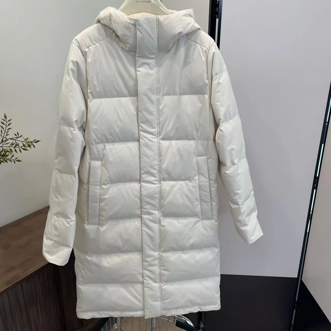 羽绒服-男女同款韩版宽松中长款过膝