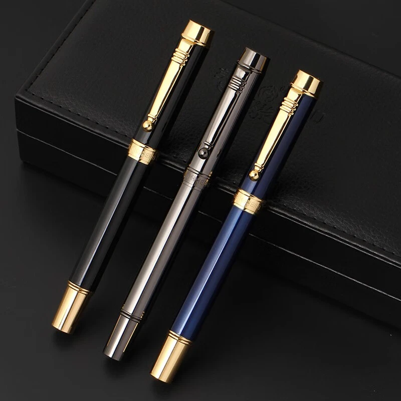 1707学生日常书写金属笔杆墨水笔