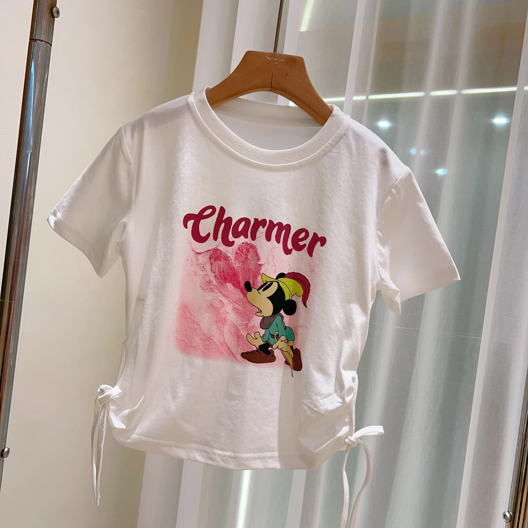 535~女童夏季小老鼠休闲T恤百搭~小老鼠