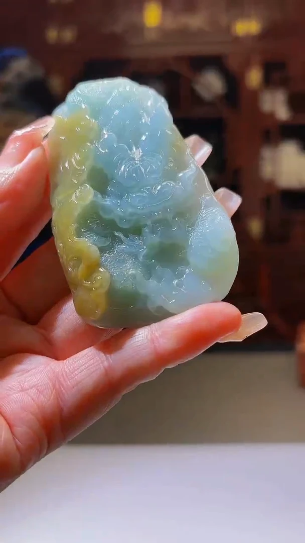 【闪购商品】定制翡翠未镶嵌1026/Y/龙