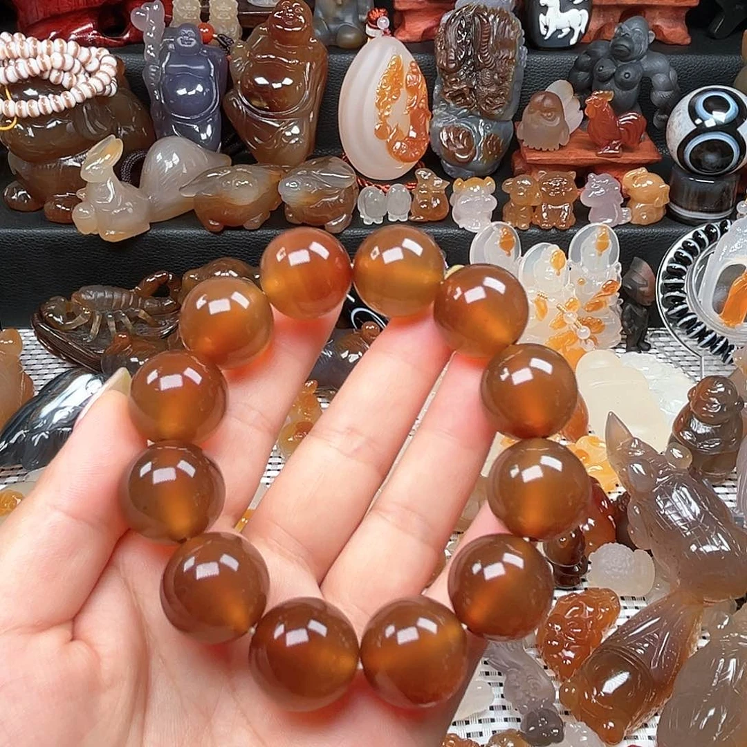 玛瑙/玉髓手链合金