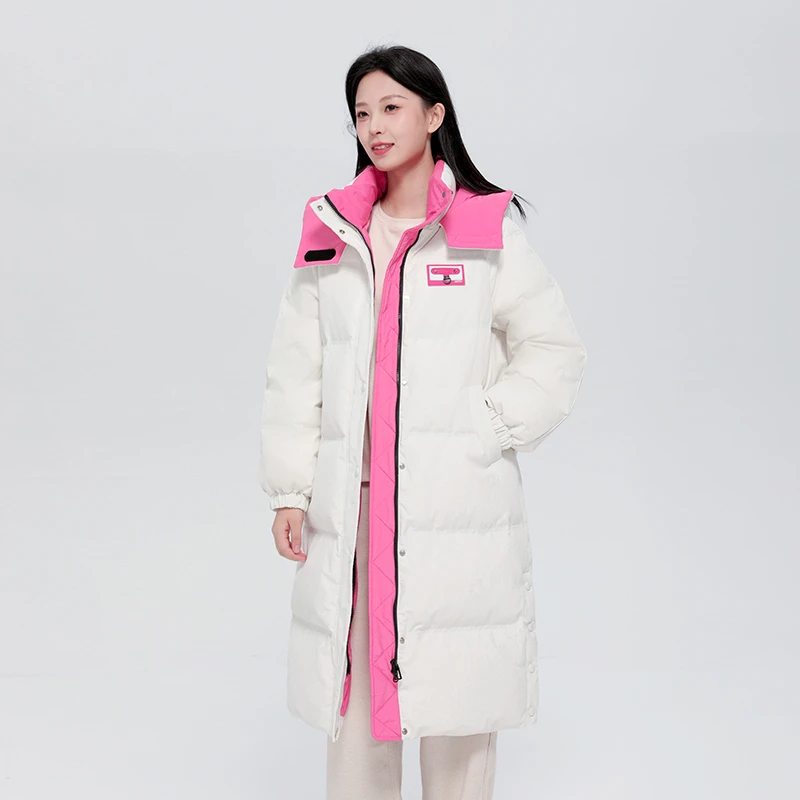 连帽保暖鸭绒羽绒服女2025冬季新款加厚外套韩版时尚休闲TS5002