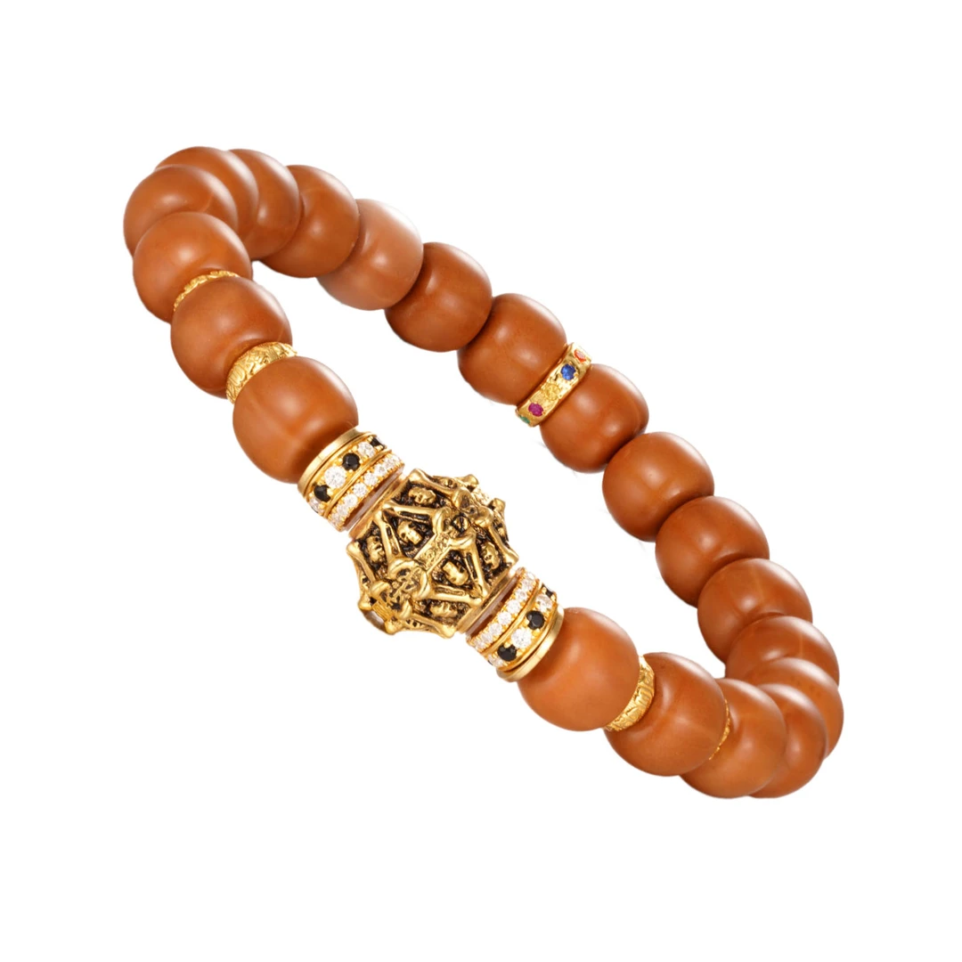 925银莫桑石银制品 钻版骨珠文玩配饰手串搭配顶珠搭配归圆