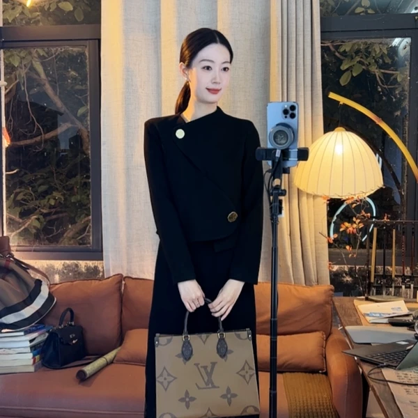 MOLANOOTD“云淡”2024秋季新品原创网纹醋酸外套莫兰ML-B100701