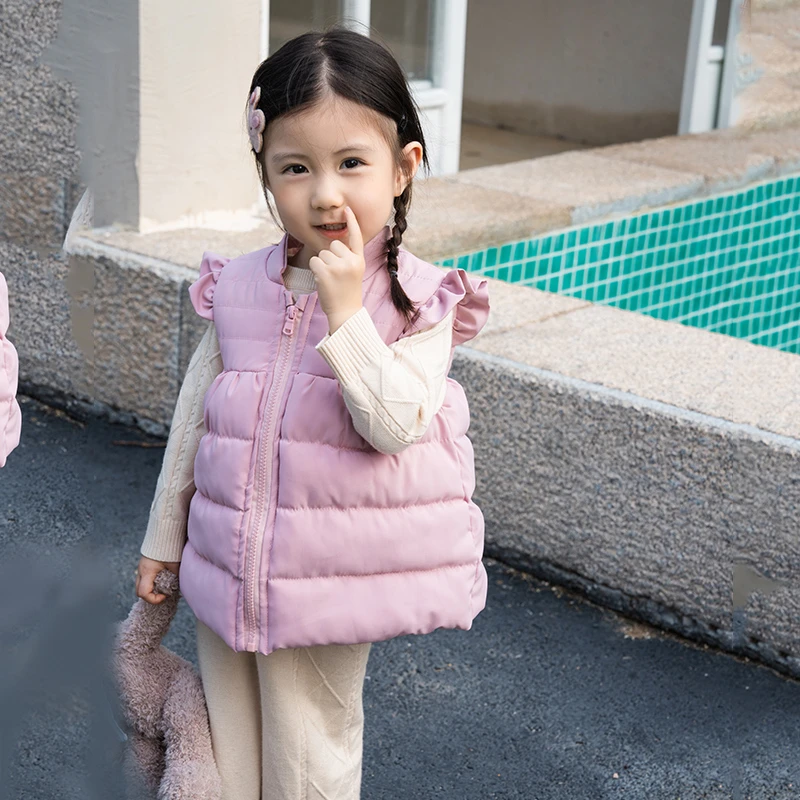 【源头好物】儿童马甲秋冬外穿小女孩洋气宝宝马甲夹棉时尚坎肩背心