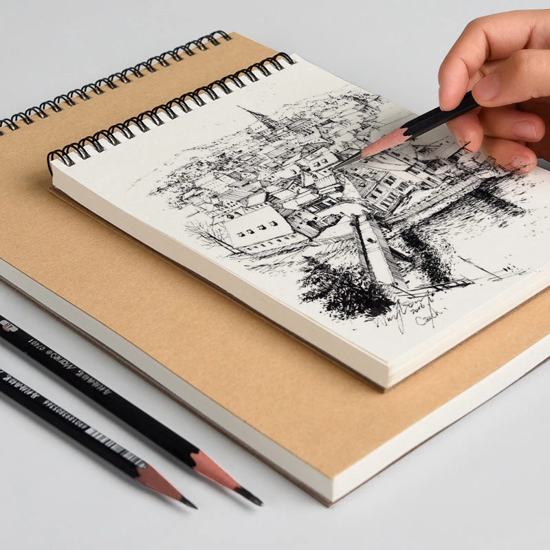 16K-A4-8K 加厚素描本速写水彩马克笔绘画美术生美术专用本图画本