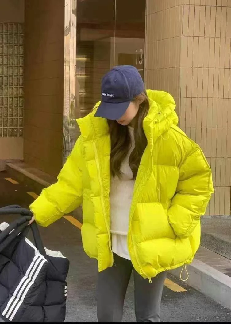 连帽冬季加厚90绒加厚外套