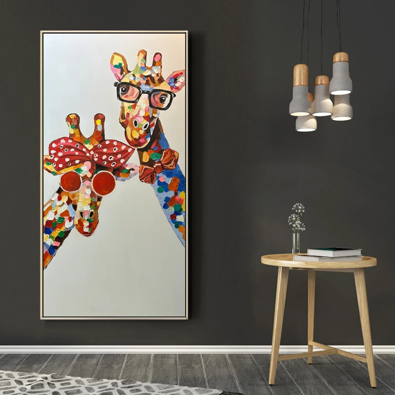 【福鹿双全】现代简约玄关装饰画客厅沙发背景墙轻奢新房挂画百搭画