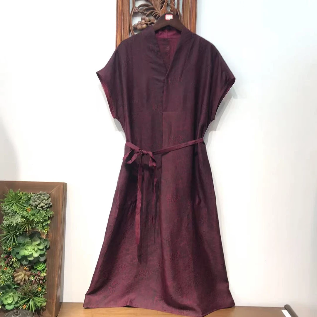 一念自在6023502 提花连衣裙