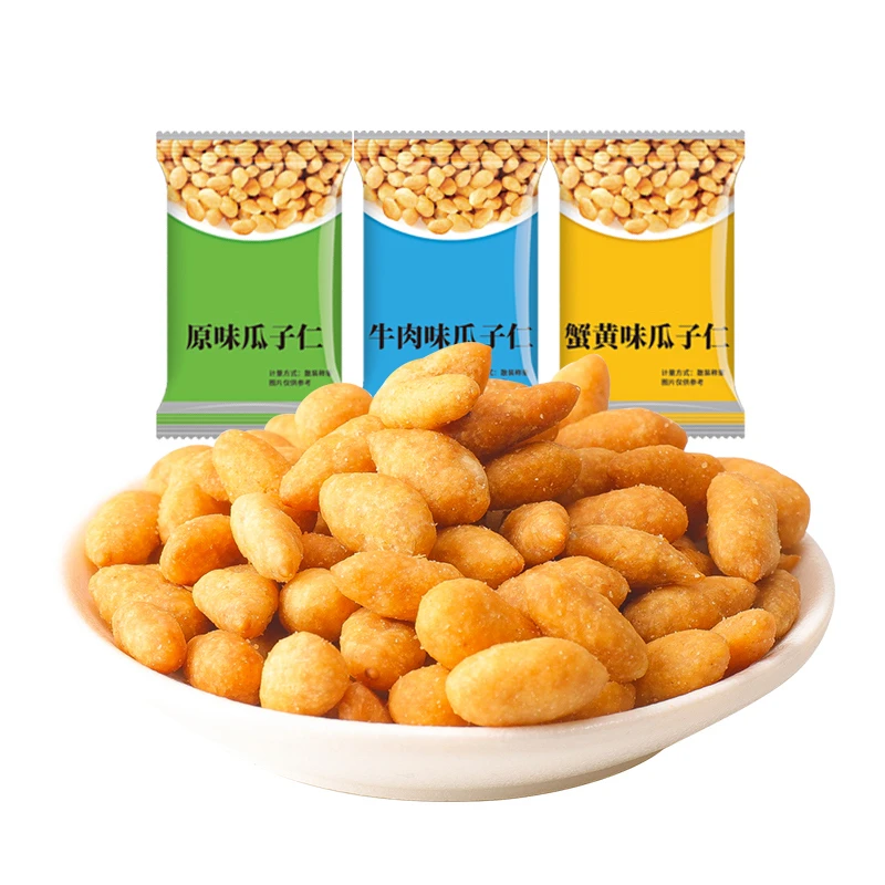 千丝蟹黄味瓜子仁经典多口味休闲零食酥脆牛肉味办公室解馋小吃