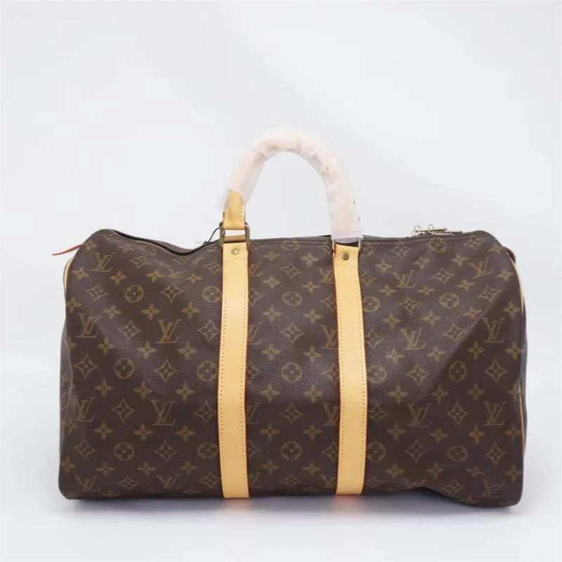 95新 LouisVuitton/路易威登 【专属】LV 波士顿老花 45 旅行袋