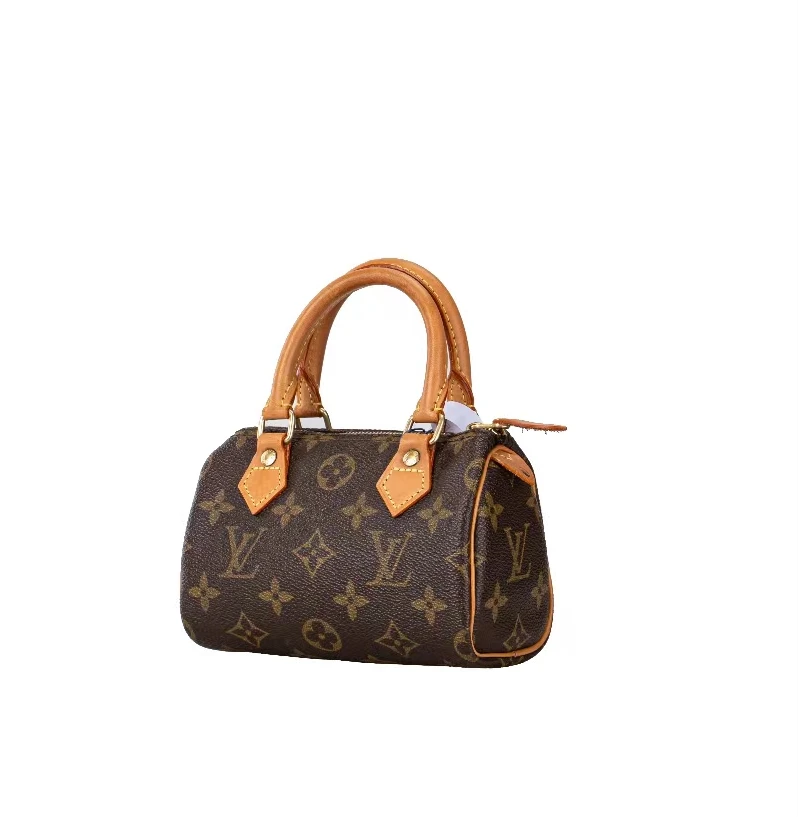 99新 LouisVuitton/路易威登 LV 迷你波士顿手提 莉莉 植鞣革换新