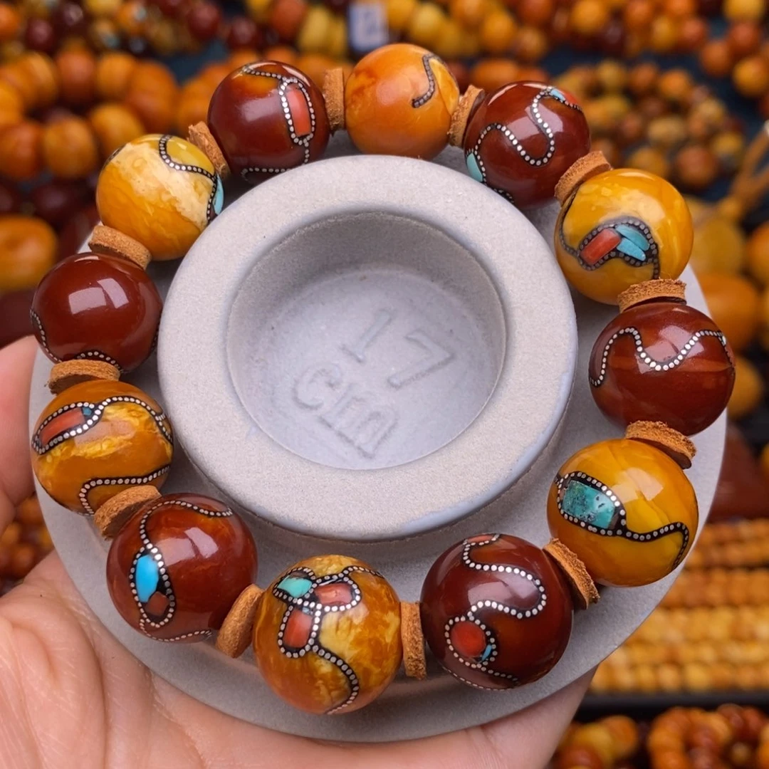 蜜蜡裸石未镶嵌蜜蜡