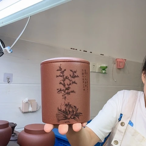 紫泥茶叶罐茶叶罐
