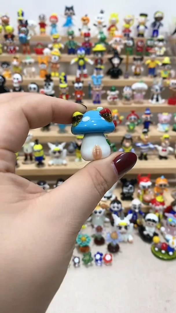 【闪购商品】琉璃手工艺品蘑菇屋子