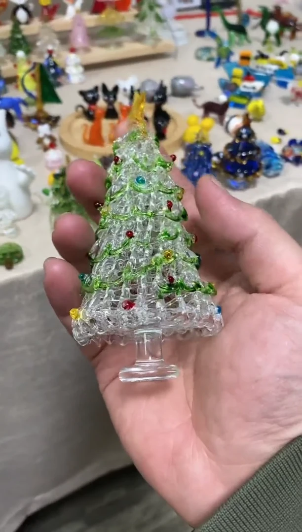【闪购商品】琉璃手工艺品大圣诞树