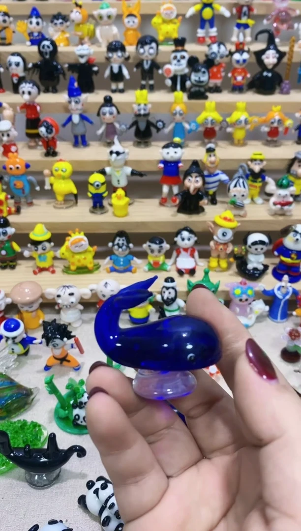 【闪购商品】琉璃手工艺品微瑕海豚