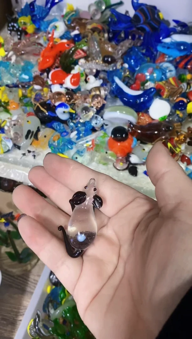 【闪购商品】琉璃手工艺品微瑕老鼠