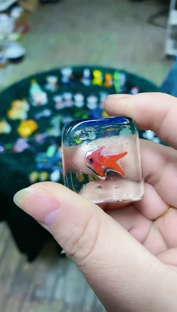 【闪购商品】琉璃手工艺品冰块鱼
