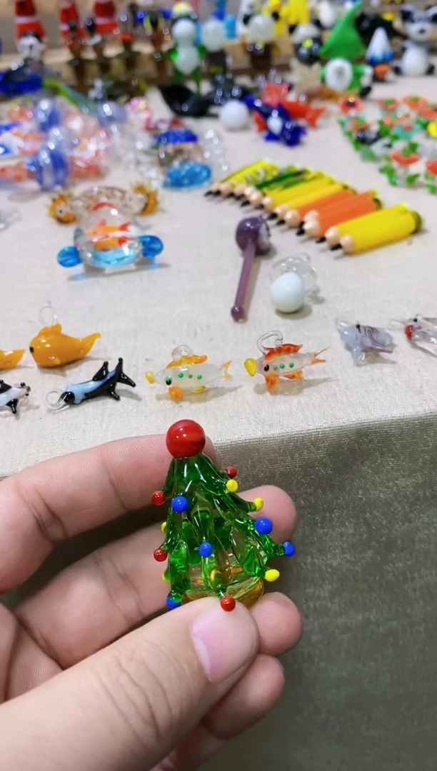 【闪购商品】琉璃手工艺品圣诞树