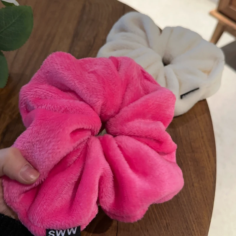 chao大号大肠发圈速干毛巾干发发圈气质简约秋冬丸子头发饰ins