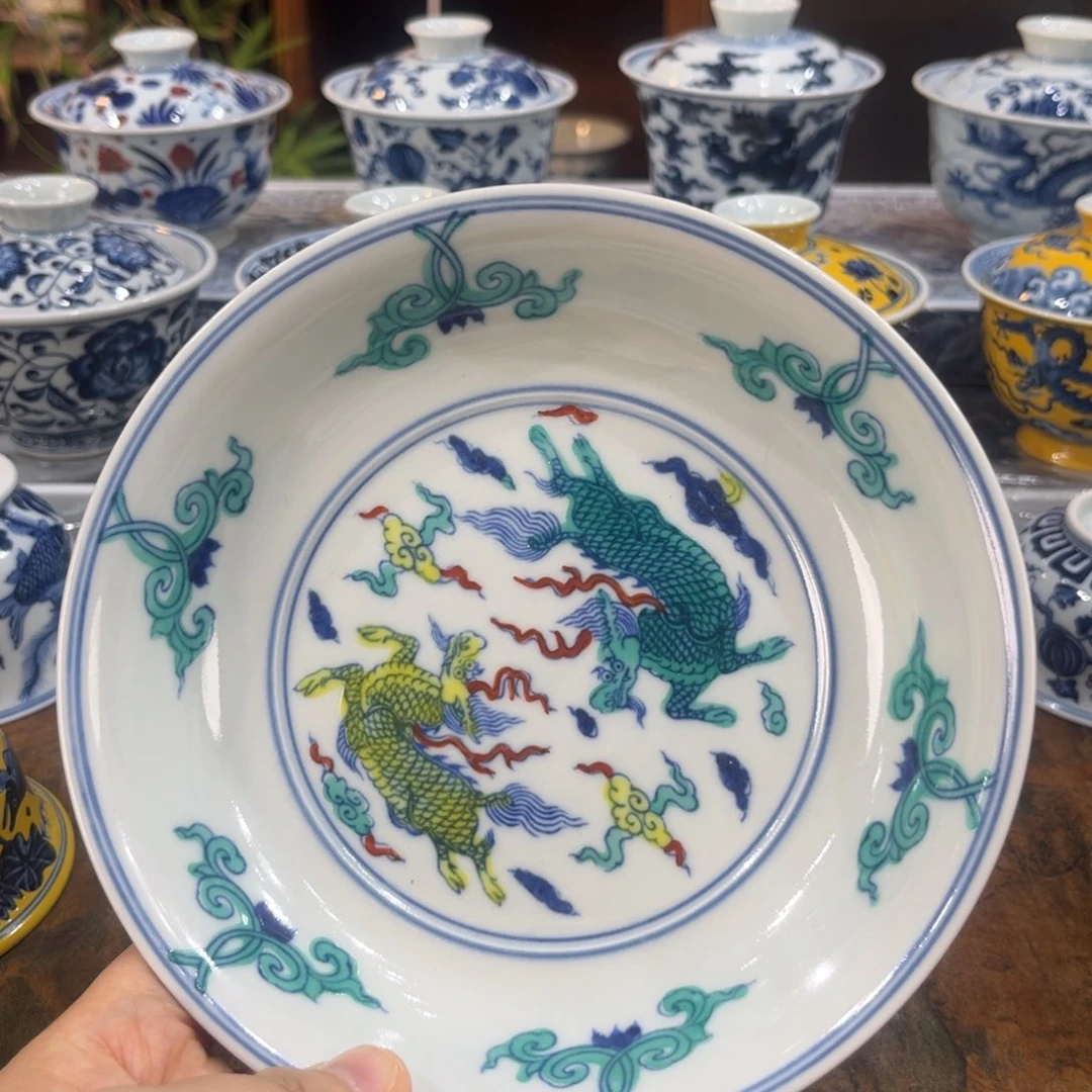 壶承斗彩明代心画的