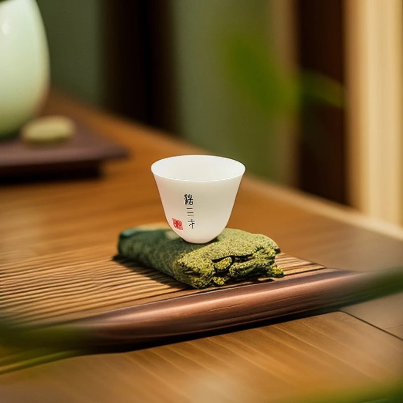 【浩哥专享】浩三才羊脂玉陶瓷品茗杯