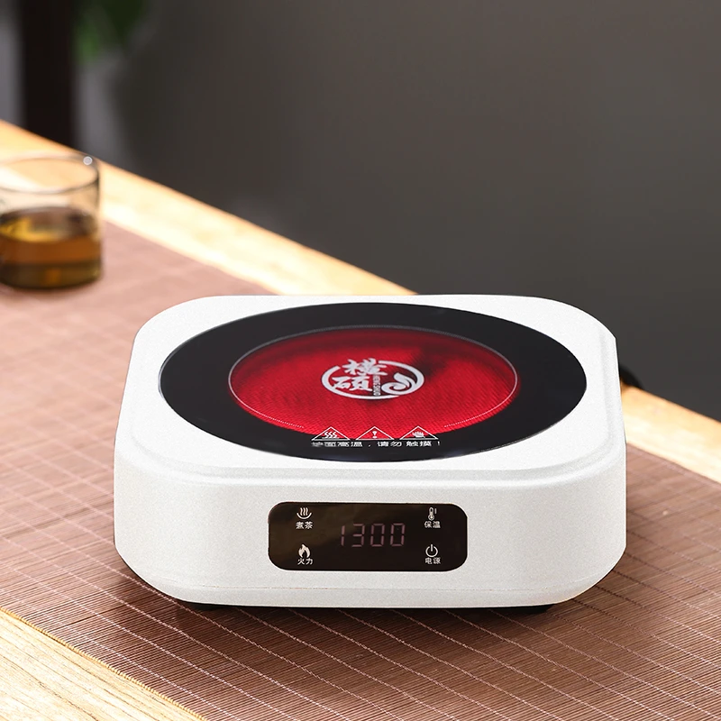 横硕1300w电陶炉保温定时13档调节多功能家用煮茶炉烧水小型
