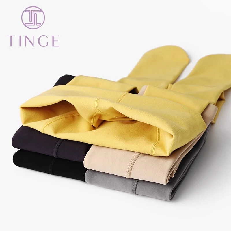 TINGE光腿显瘦腿神器日系中厚连裤袜春秋薄款肉色打底袜裤秋冬
