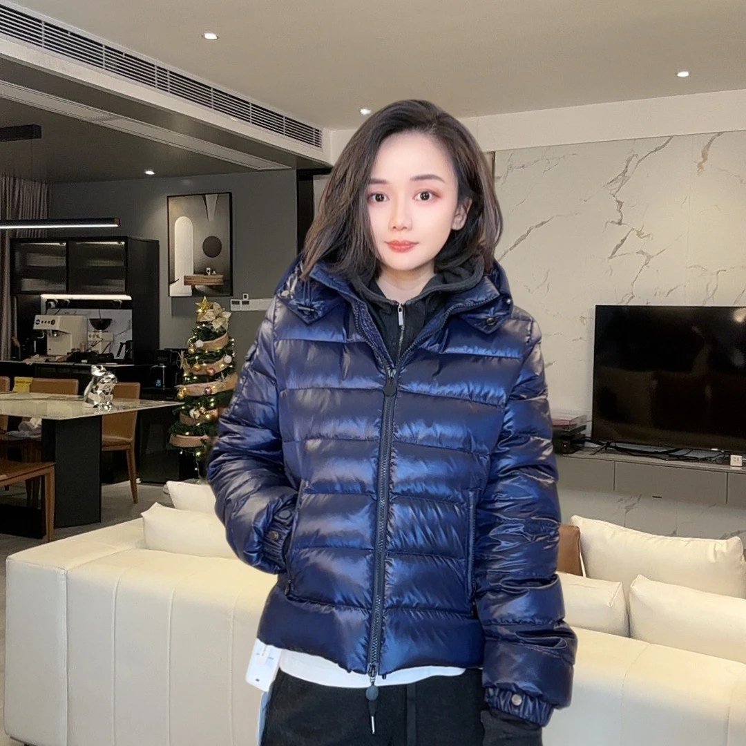 【Eleven xiao】【90白鹅绒】时尚连帽秋冬女士保暖羽绒服 23MC0548