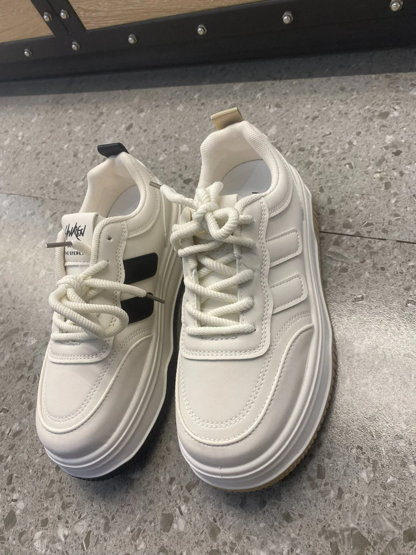 2024新款厚底休闲白塔小白鞋