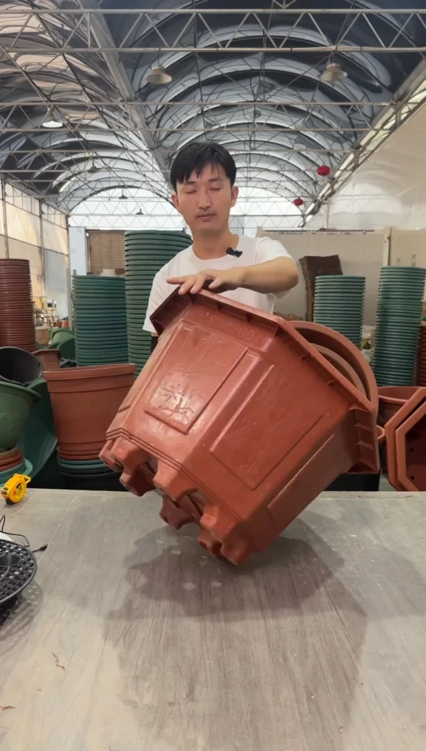 【闪购商品】65八角花盆3个