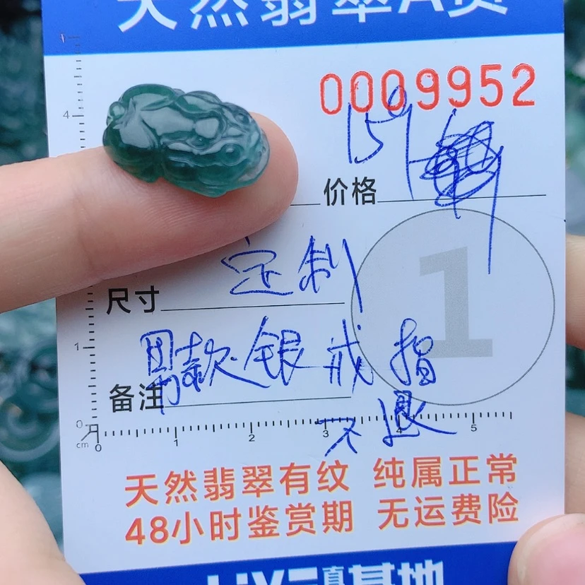 【闪购商品】翡翠颈饰银S925镶嵌青*