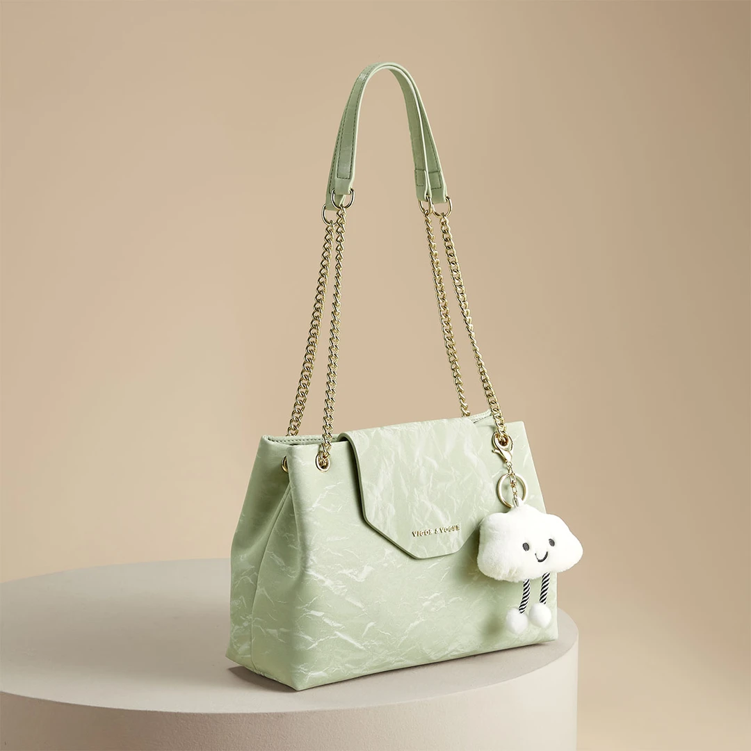 卓诗尼包包女款爆款2025新款潮款法式链条单肩包斜挎包大容量包