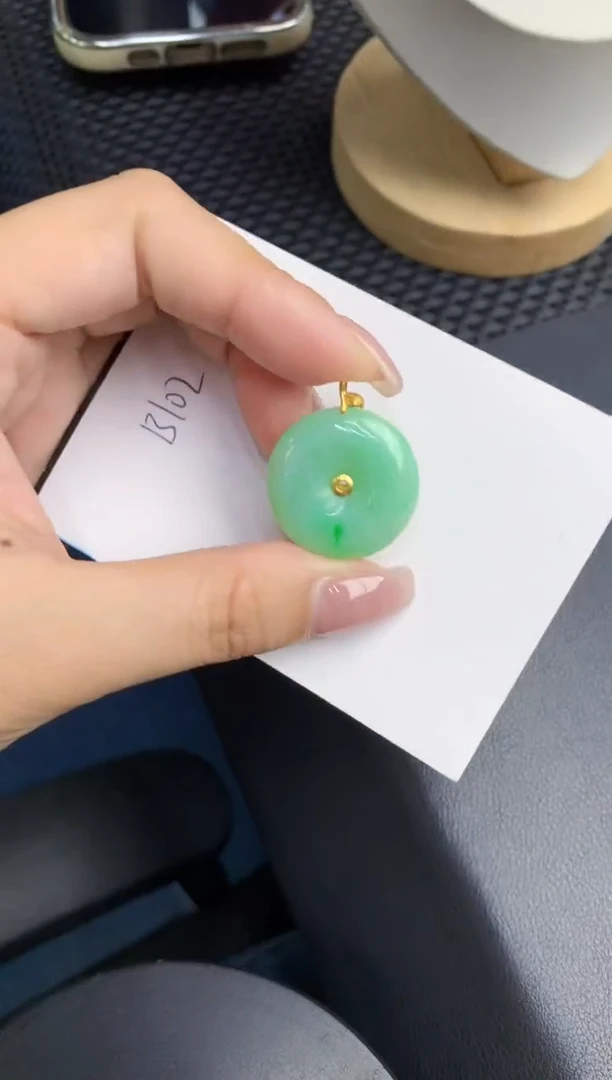 【闪购商品】翡翠颈饰18K金镶嵌000000000