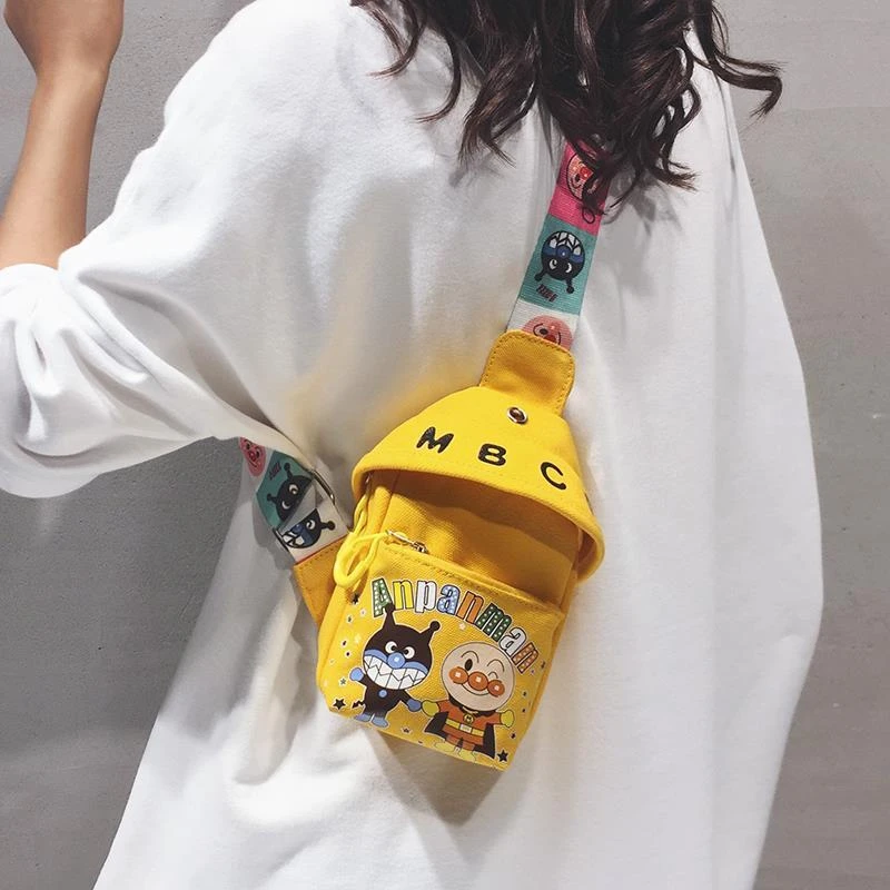 【贝泰母婴】宝宝卡通帆布包潮森系儿童包单肩斜挎包女ins宝妈咪包