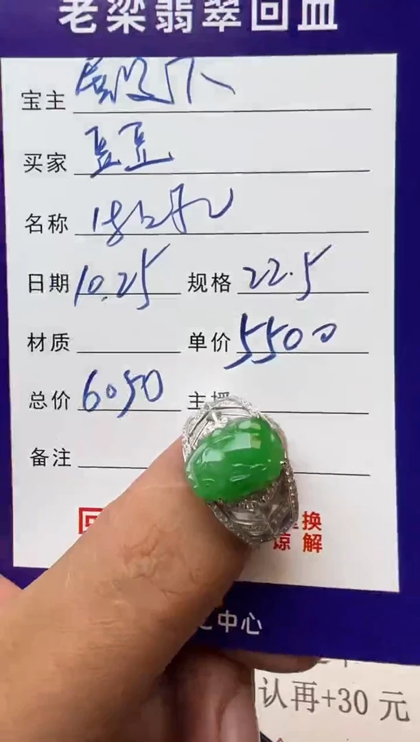 【闪购商品】翡翠颈饰18K金镶嵌翡翠颈饰
