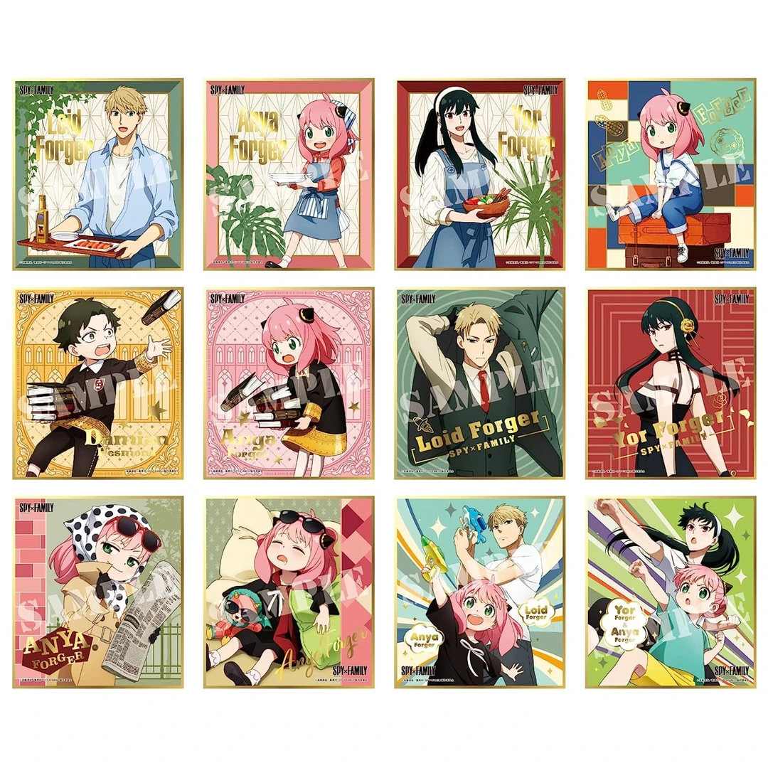 【间谍过家家】金箔色纸SPY×FAMILY日本正版阿尼亚黄昏Ensky全12种