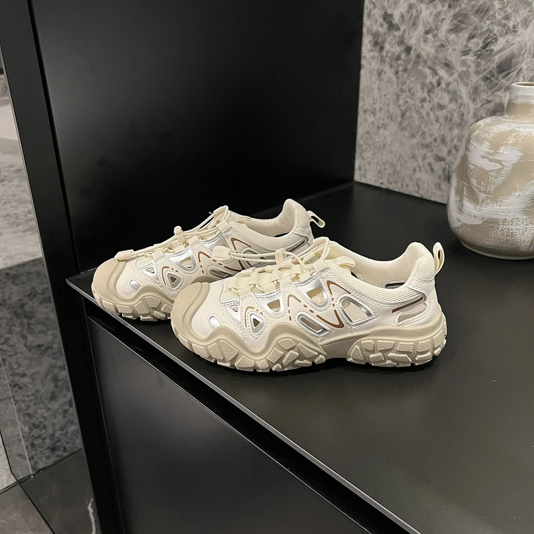 2024年夏季厚底登山鞋涉水老爹鞋镂空透气运动风凉鞋TH-M-1